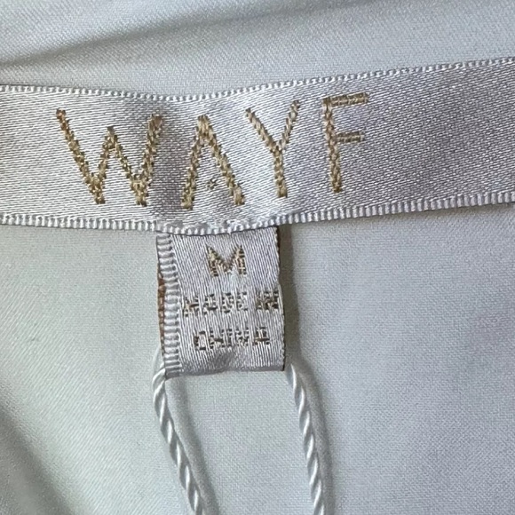 Wayf Peggy Twist Cut Out Midi-Dress Size M NWT - Picture 6 of 6